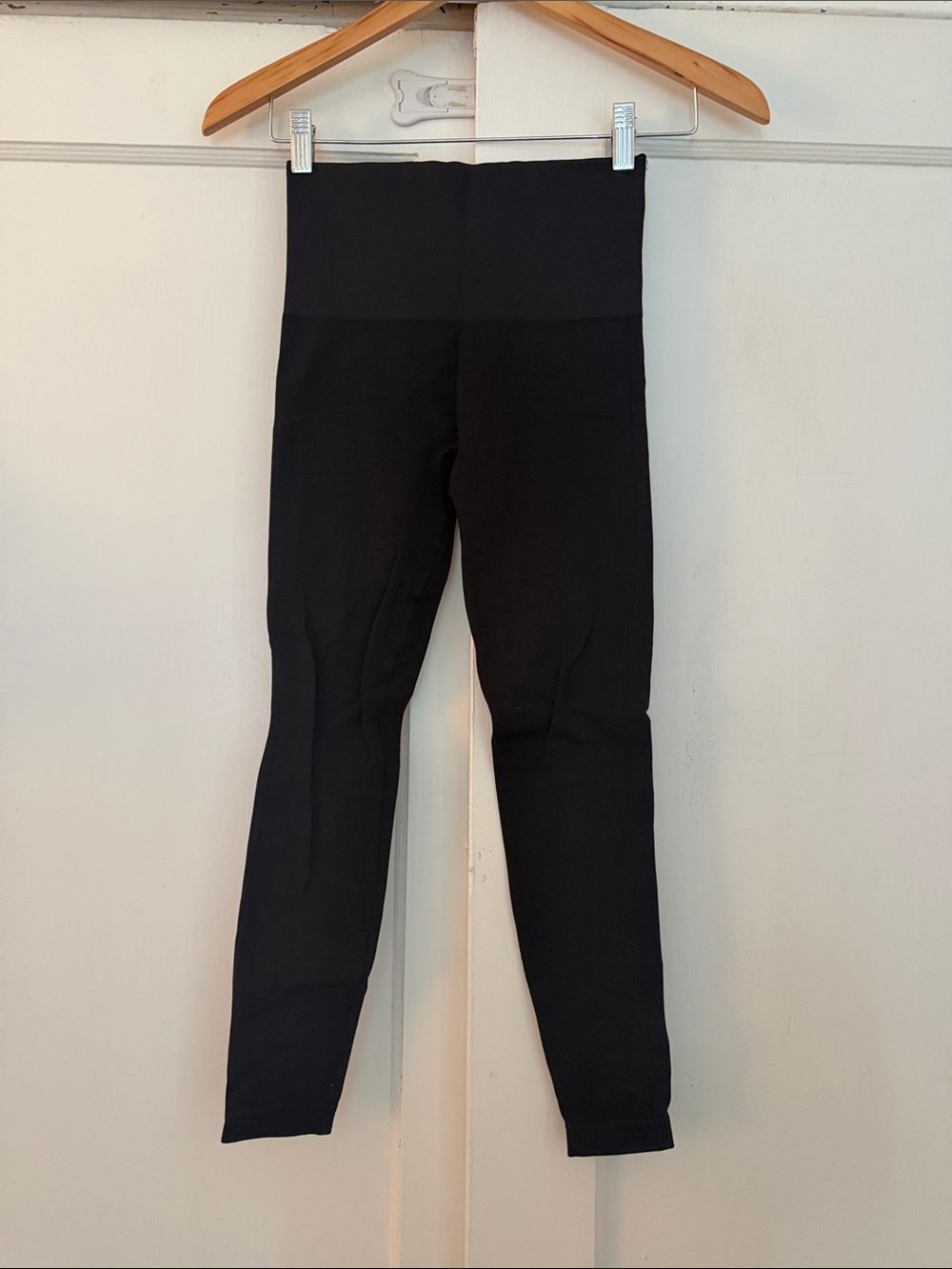 SPANX Black High-Waist Leggings Small